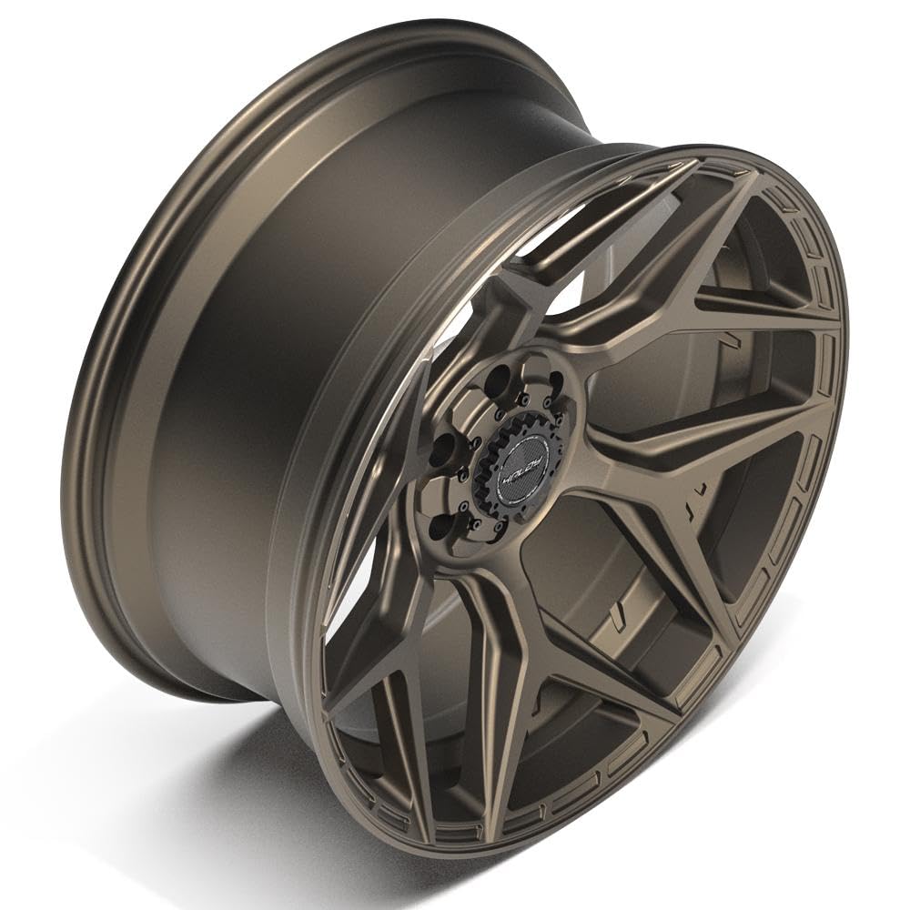 22 Inch 4PLAY Wheels Rim 4P06 Fits 6x135 & 6x139.7 22x10 Satin Bronze (1)