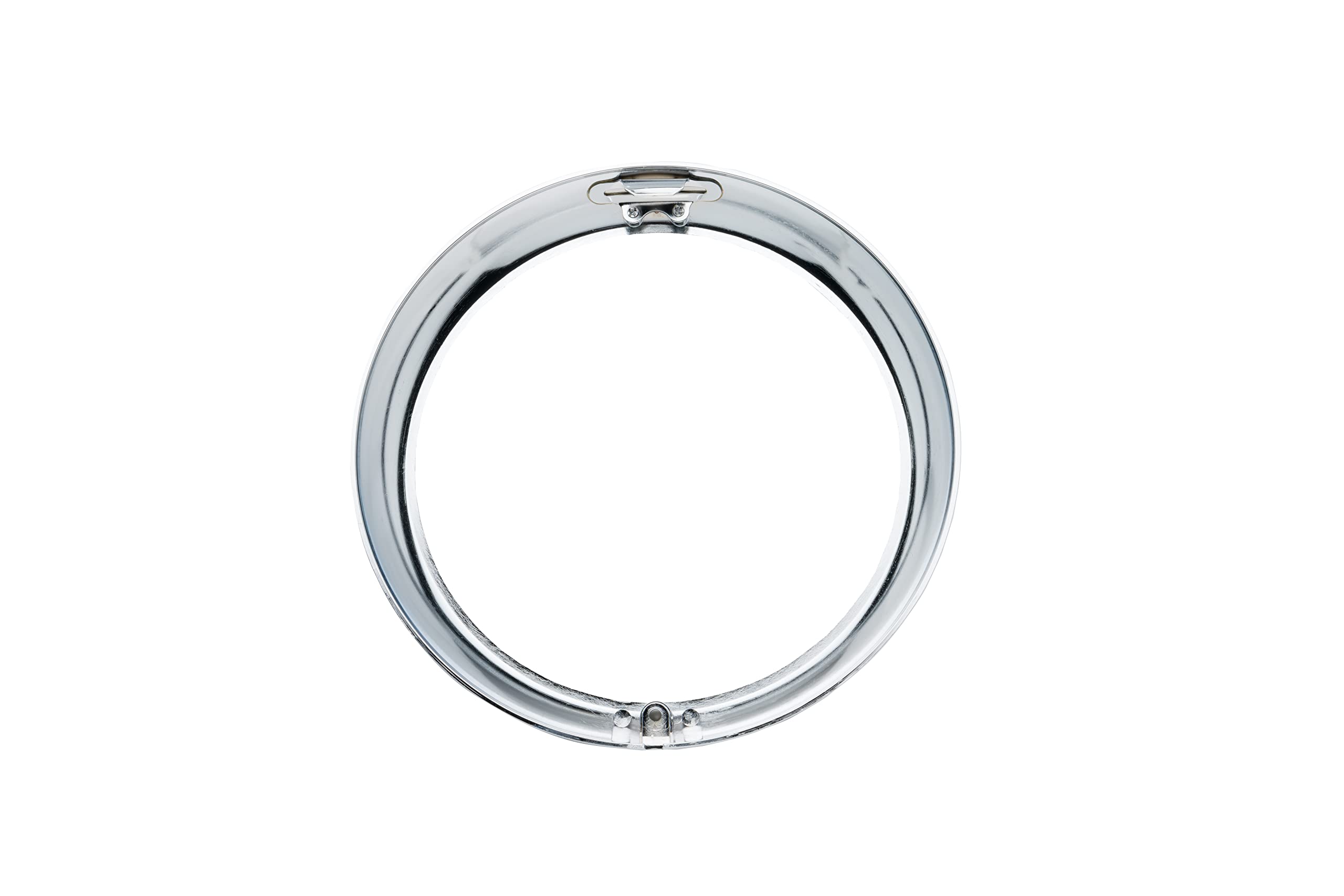 12419.02 | Omix-Ada | Chrome Headlight Bezel Kit | OE Reference: 649518 | Fits 1953-1971 Jeep CJ3B / CJ5 / CJ6