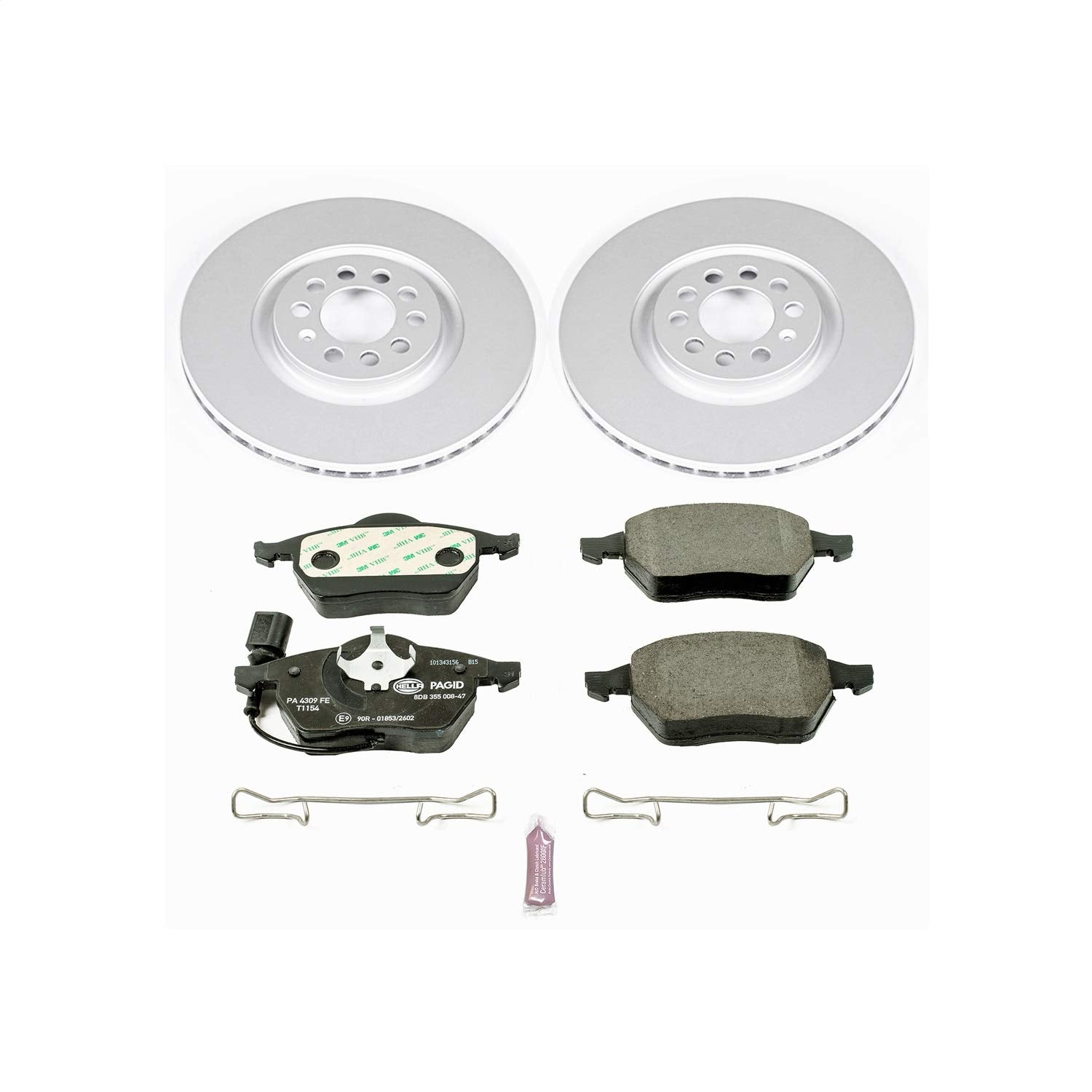 Euro-Stop Power Stop ESK914 Brake Kit Front Audi Volkswagen