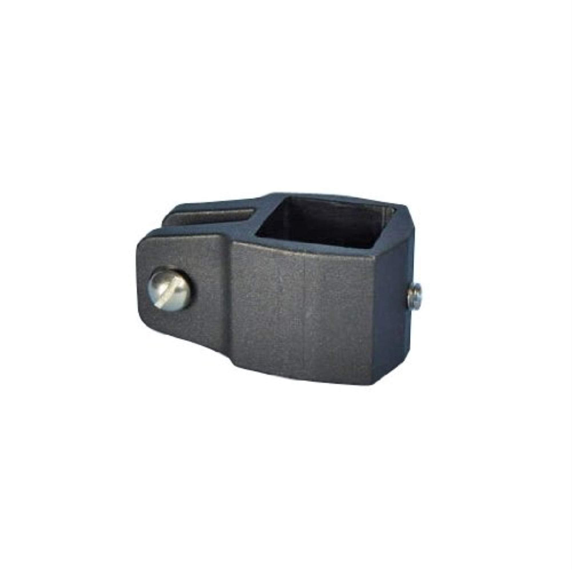 Bimini Top Kit Square Tube with Nylon Fittings, Cadet Gray Sunbrella 8'L, 48'H, 96-102'W