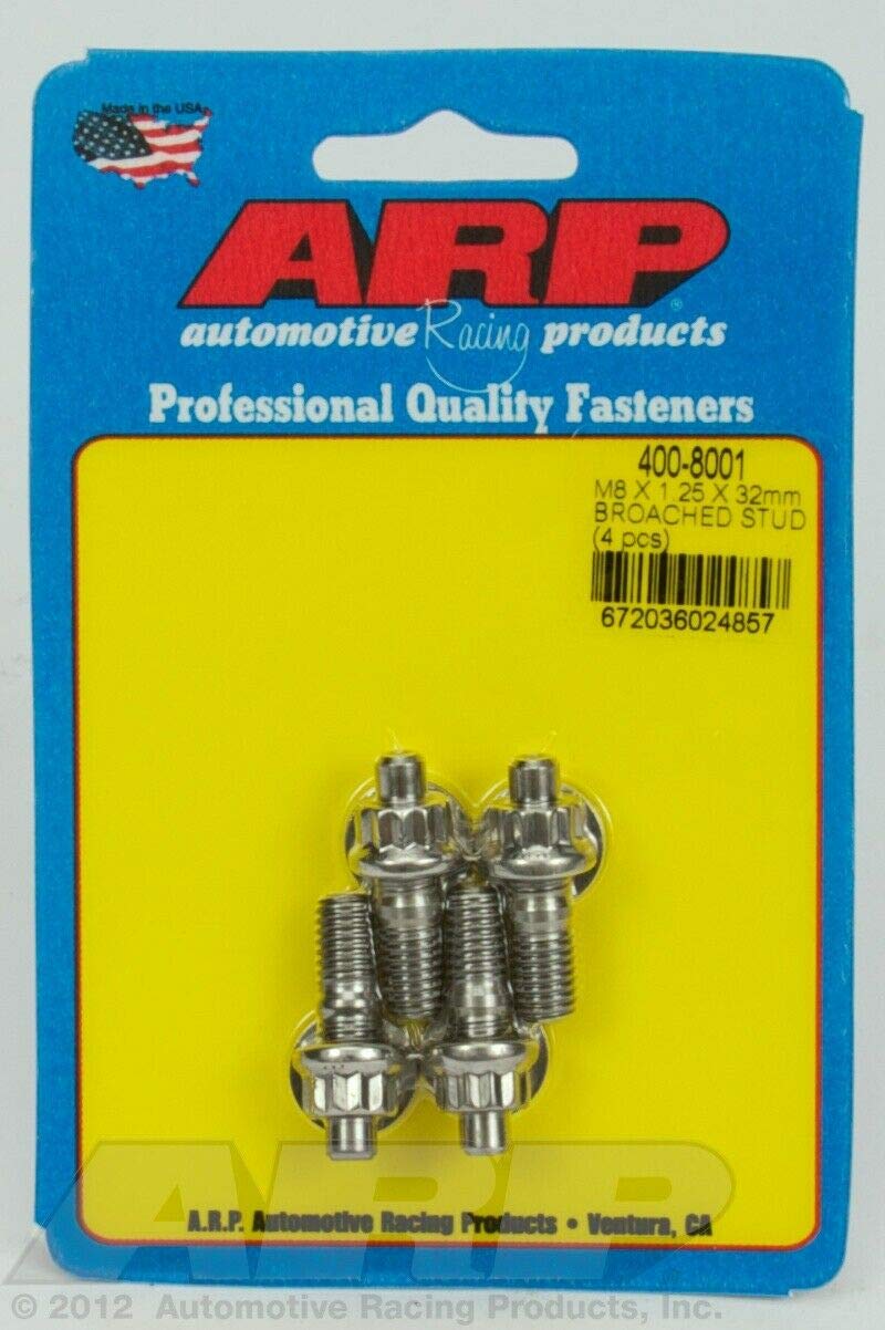 ARP 400-8001 Stainless Steel M8 x 1.25 x 32mm Stud Kit - 4 Piece
