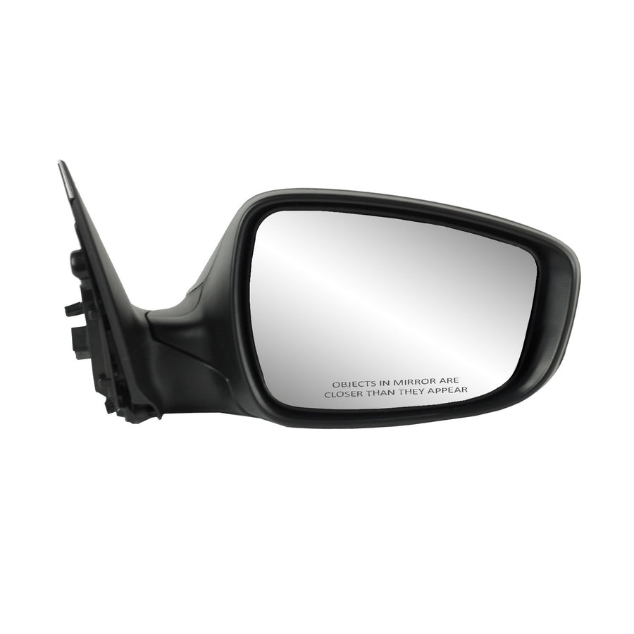 Fit System Mirror Passenger Side for Hyundai Veloster, Textured Black w/PTM Cover, Foldaway, w/o spot Mirror, w/o Panoramic roof, Heated Power
