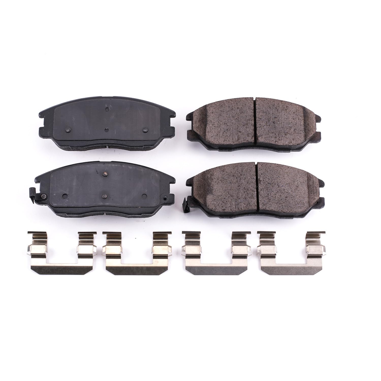 Power Stop Brake Kit Front For Hyundai XG350 2003-05 | Kia Amanti 2004-06 - Ceramic Brake Pads With Installation Hardware, 17-1013