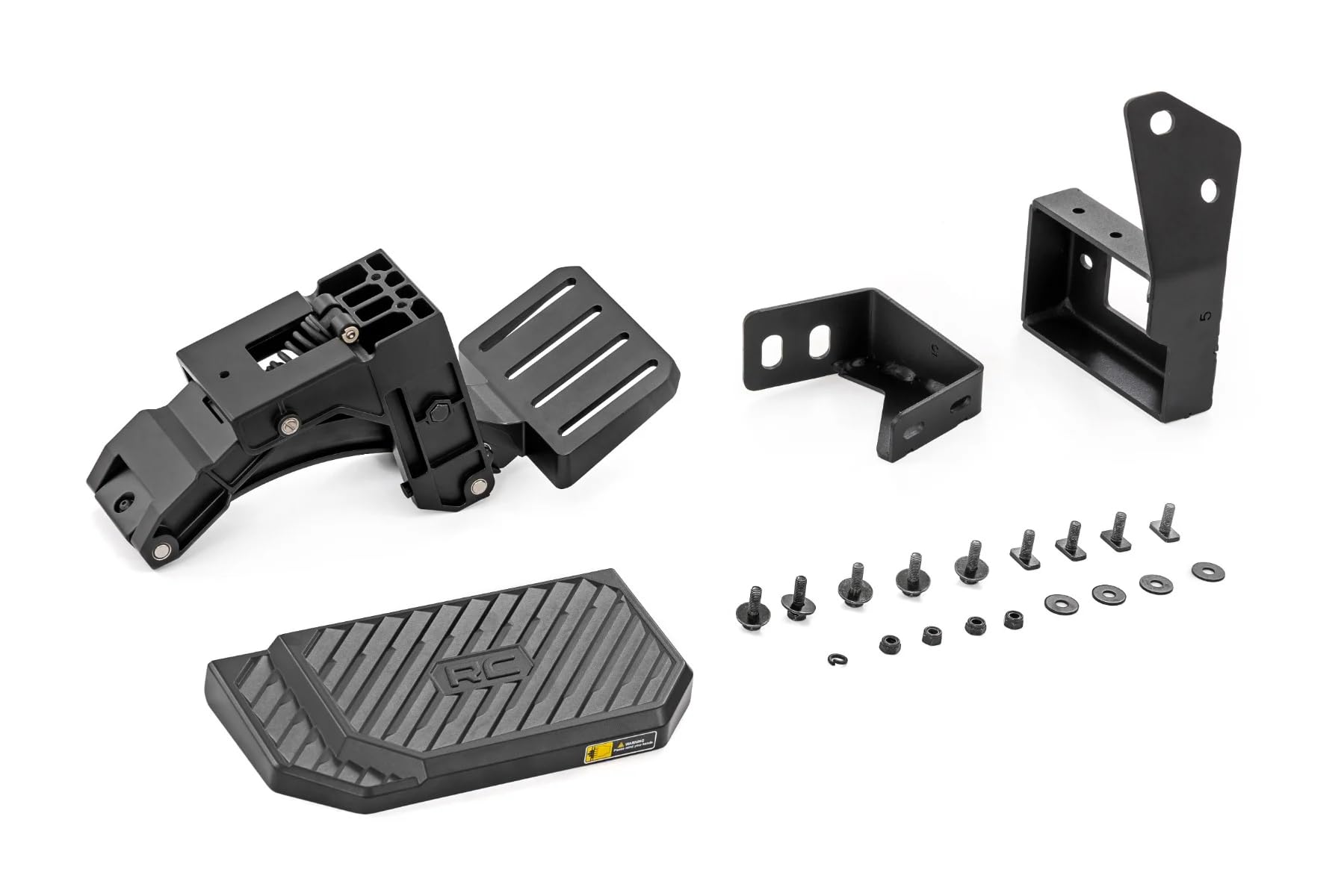 Rough Country Bed Step Retractable for Ford F-250/F-350 SuperDuty (2023-2026) - Driver Side, Manual Pull Tailgate Step, Non-Slip Truck Step