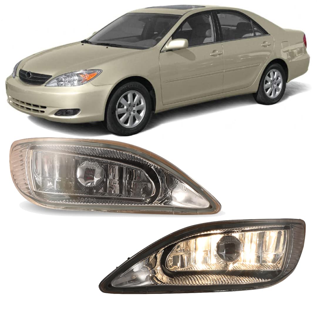 Winjet Fog Lights OEM Series for Toyota [2005 2006 2007 2008 Corolla] [2002-2004 Camry] [2002-2003 Solara] + Switch + Wiring Kit