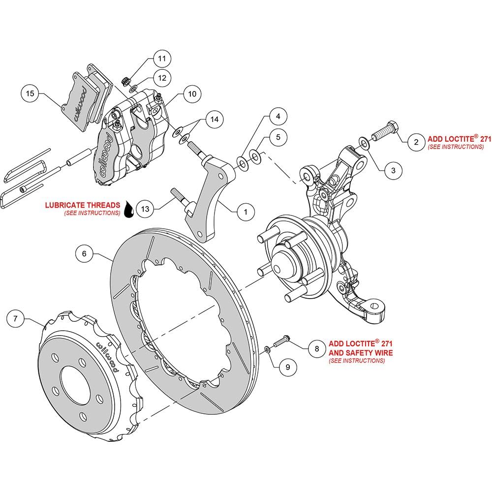 Brake Kit Wilwood 14014103