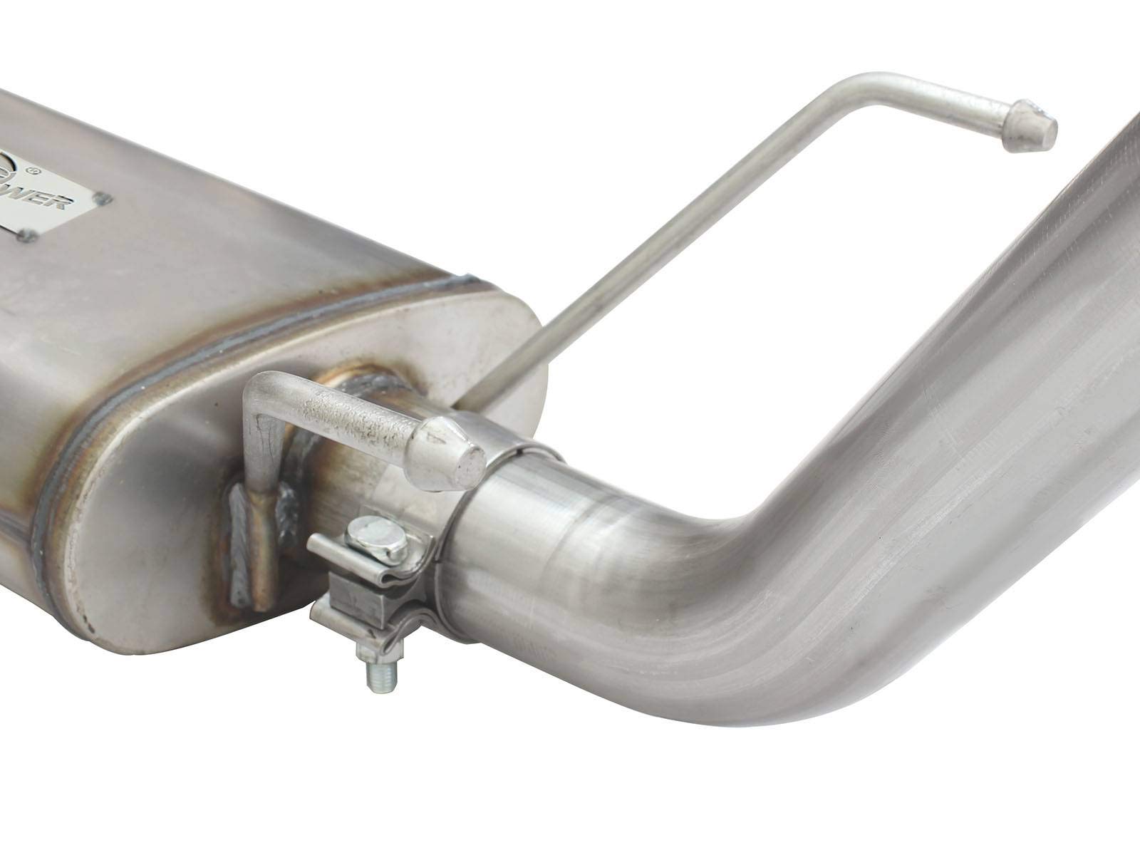MACH Force-Xp aFe Power 2-1/2" Stainless Steel Cat-Back Exhaust System with Black Tip