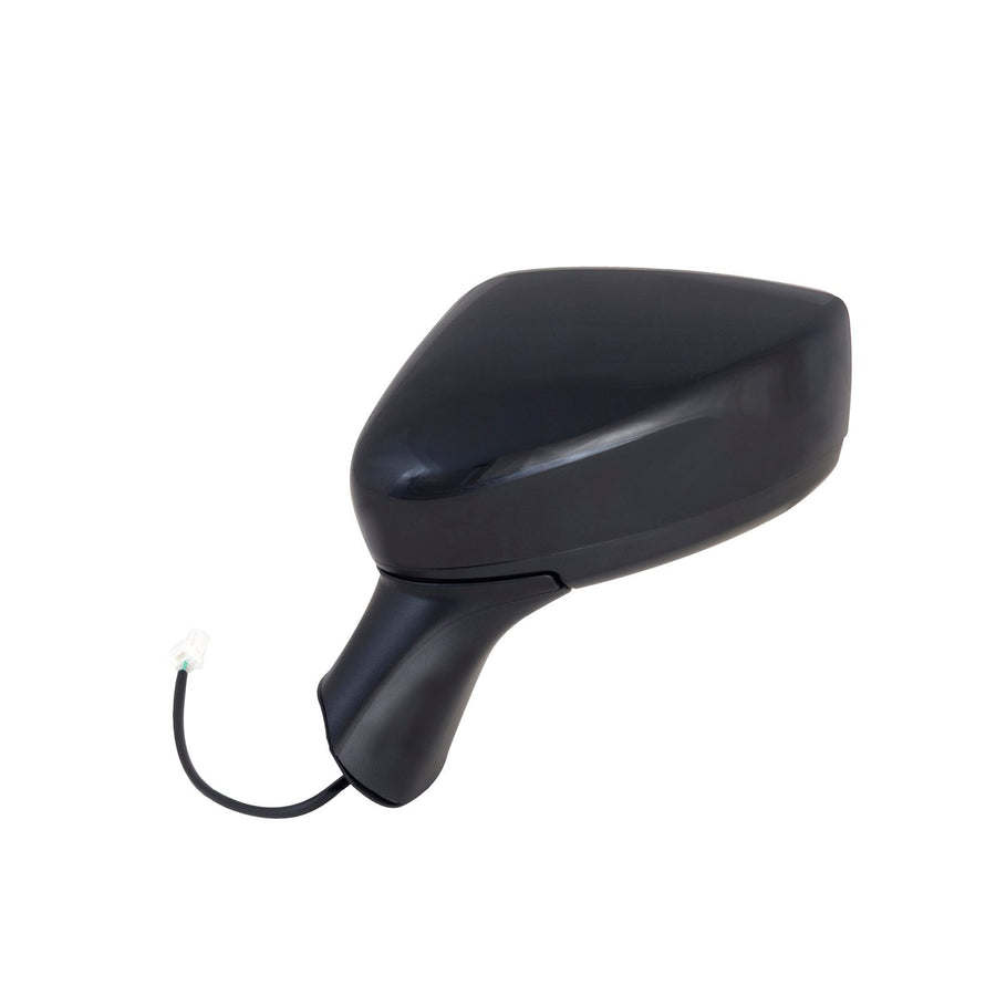 Mirror Driver Side for Nissan Versa Note Hatchback S, S Plus, SL, SV Model, Textured Black w/PTM Cover, Foldaway, w/o CCD Camera, Power