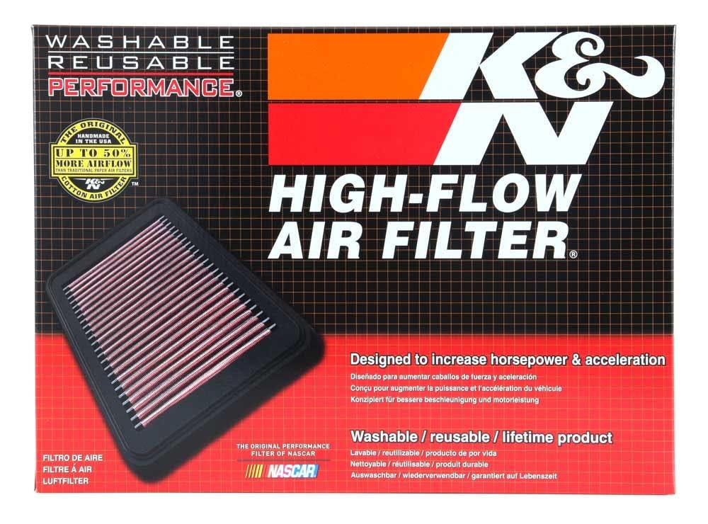 K&N Engine Air Filter: Washable Replacement Car Air Filter, Increase Power & Acceleration: Compatible 2009-2016 MERCEDES (E200d, E220d, E250, E300, GLK200, GLK220, GLK250, C180d, C220d, CLS250) E-2998