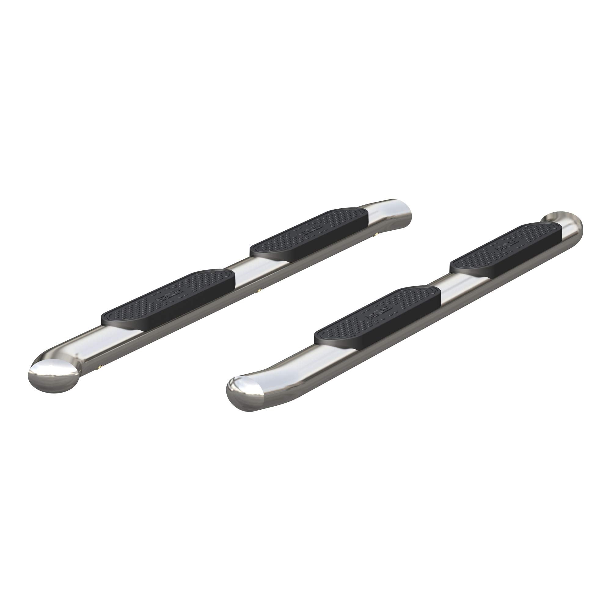 4-Inch Oval Polished Stainless Steel ARIES Nerf Bars, Select Dodge, Ram 1500
