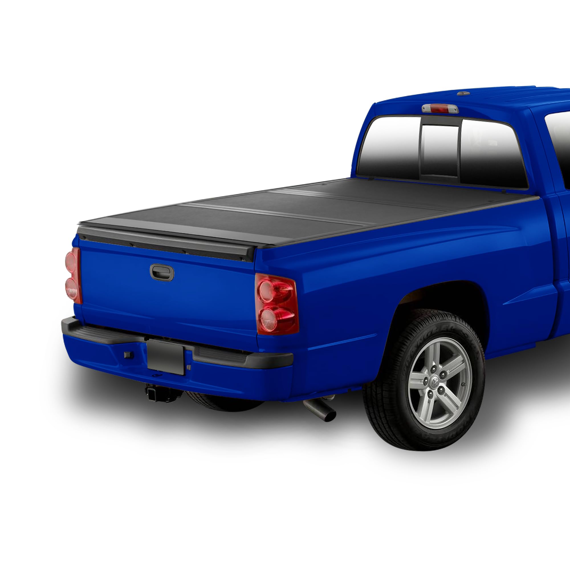 Armordillo Low Profile Hard Tri-Fold Bed Cover Dodge Dakota Fits 2005-2010 / Ram Dakota Fits 2011 / Mitsubishi Raider Fits 2006-2009 6.5ft (78") Bed | CoveRex TFX | 8705254
