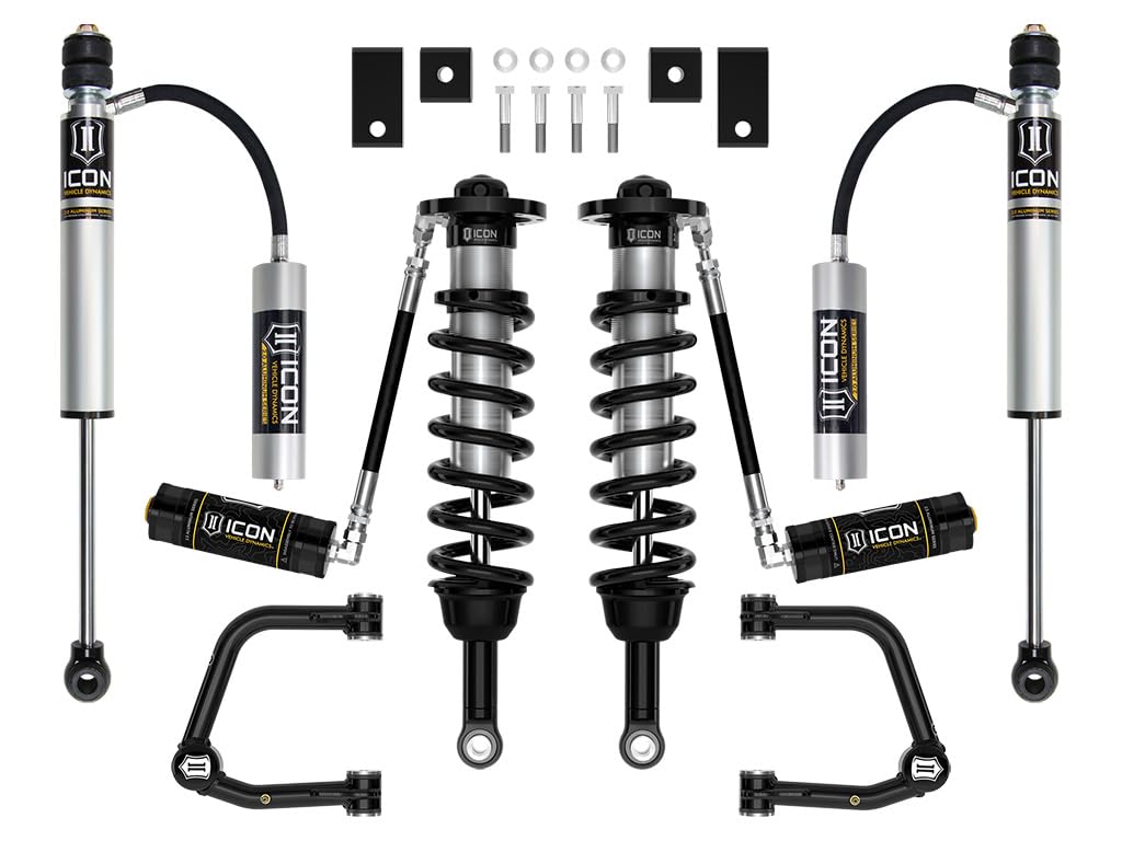 ICON, Stage 6, 2.5 Suspension System, 2-3.5" Lift, Tubular, Compatible with 22-23 Toyotaa Tundra, K53196T
