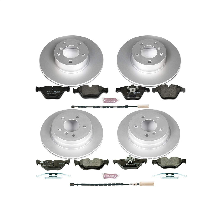 Euro-Stop Power Stop ESK6071 Brake Kit Front and Rear
