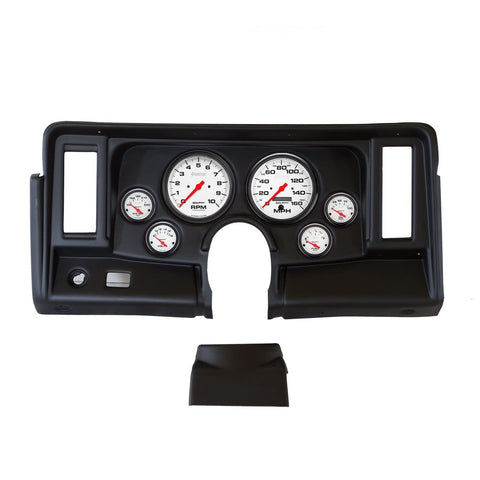 AutoMeter Dash Kit Direct Fit, Nova 69-76, Tach/Mph/Fuel/Oilp/Wtmp/Volt, Phantom (2134-09)