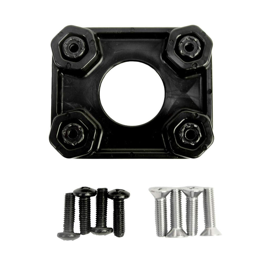 YakAttack Backing Plate Fullback for GT175 GearTrac | 4" Support Plate with Hardware | Secure Track Mounting Inside Kayak Hull | Fits GT175, Top Loading GT175, Gen II | Made in USA