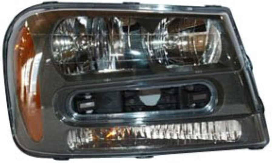 Right TYC Headlight Assembly Compatible with 2002-2009 Chevrolet Trail Blazer