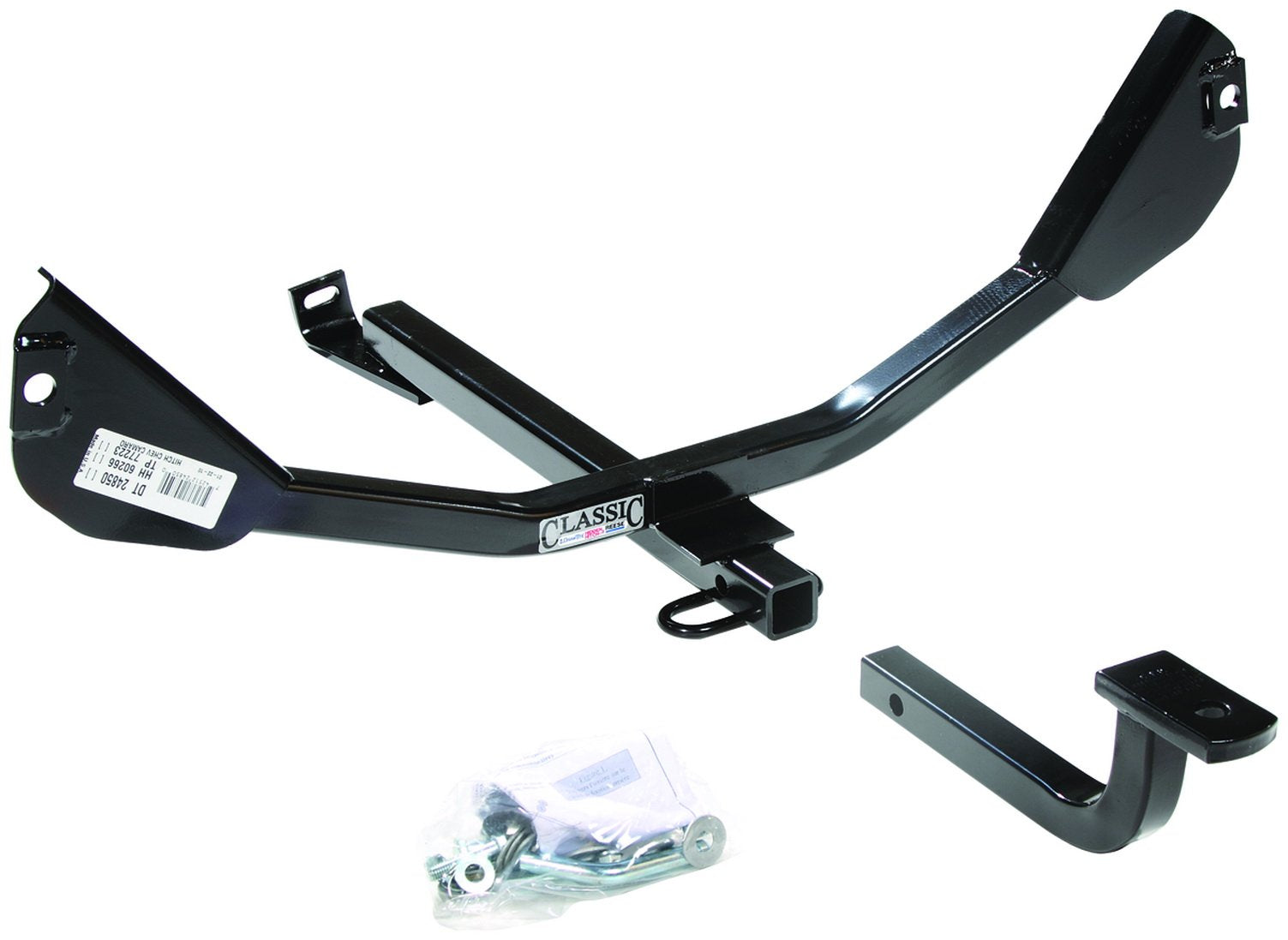 Class 1 Draw-Tite 24850 Trailer Hitch, 1.25 Inch Receiver, Black, Compatible with 2010-2015 Chevrolet Camaro