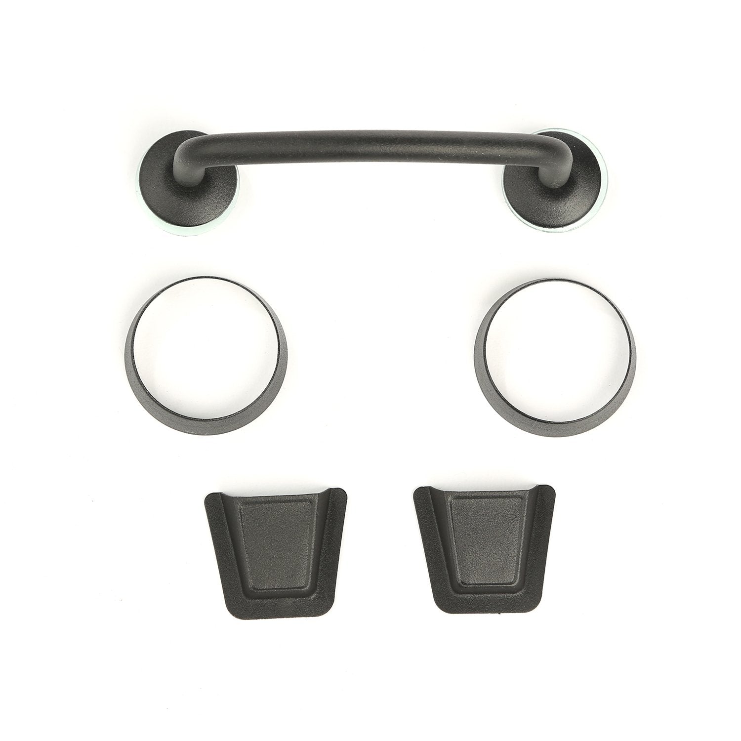 Windshield Tie Down Kit, Black | Rugged Ridge | 11201.06 | Fits 2013-2018 Jeep Wrangler JK