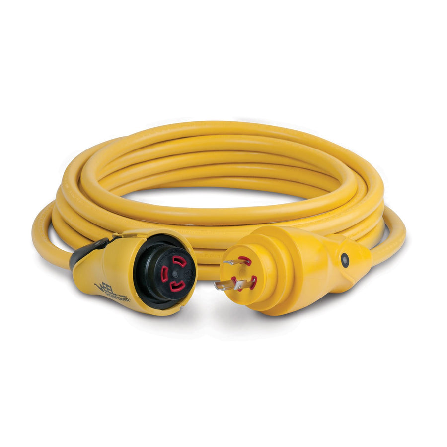 CS30-12 Marinco EEL Cordset, 30A 125V, 12', Yellow