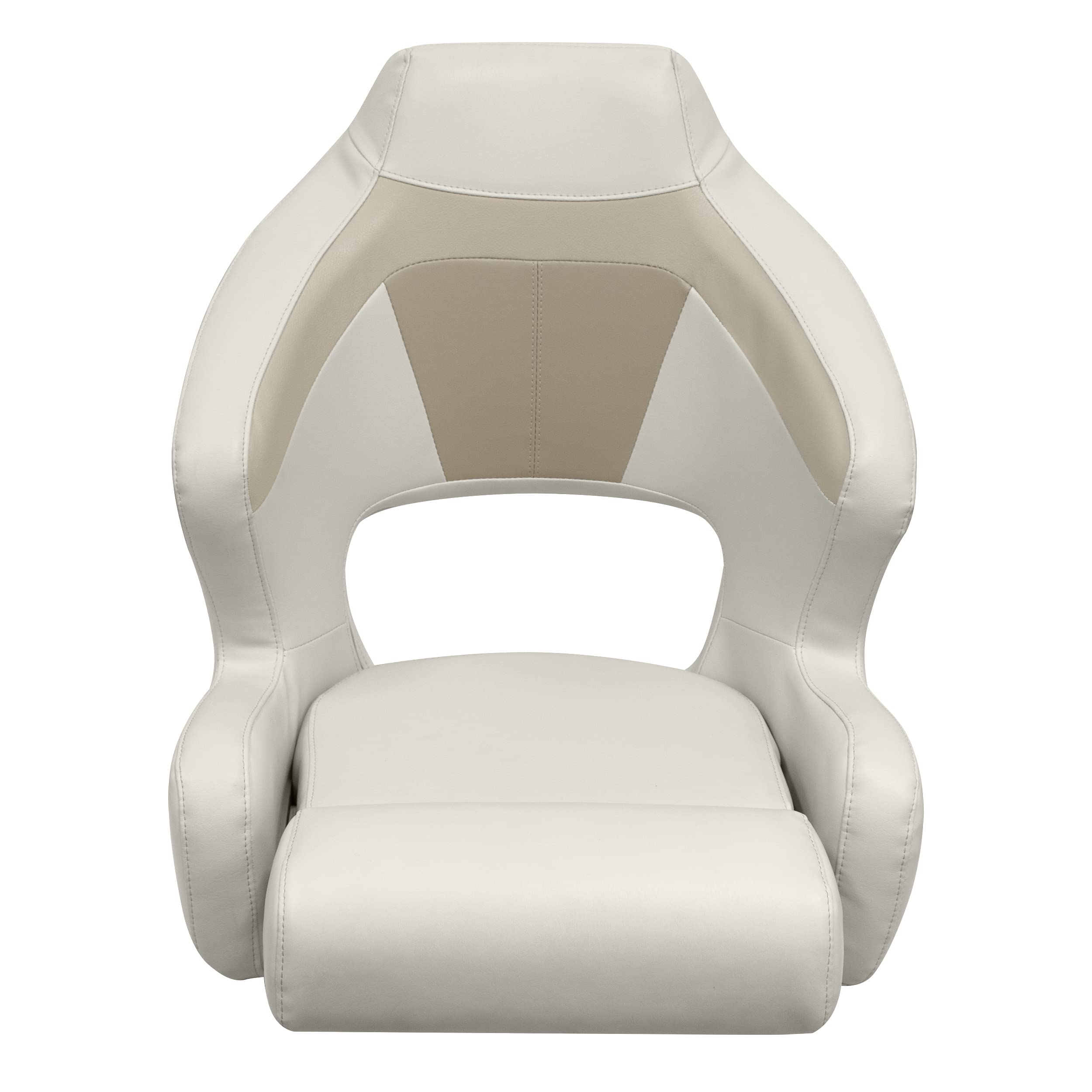 Premier Series Wise BM3338-1066 XL Bucket Seat with Flip Up Bolster, Stone/Mocha Java/Khaki