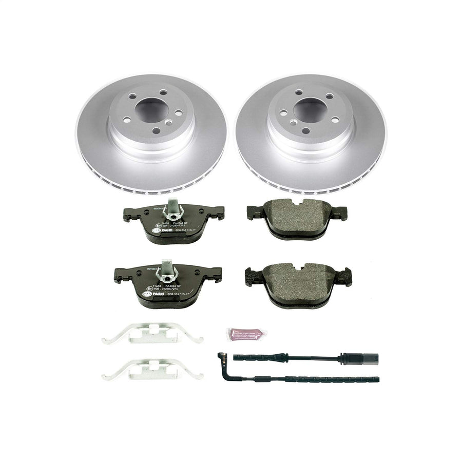 Rear Power Stop ESK5985 Euro-Stop Brake Kit and 1 Rear Sensor Wire For BMW X5 2007-2010, BMW X6 2008-2010 [Model Specific]