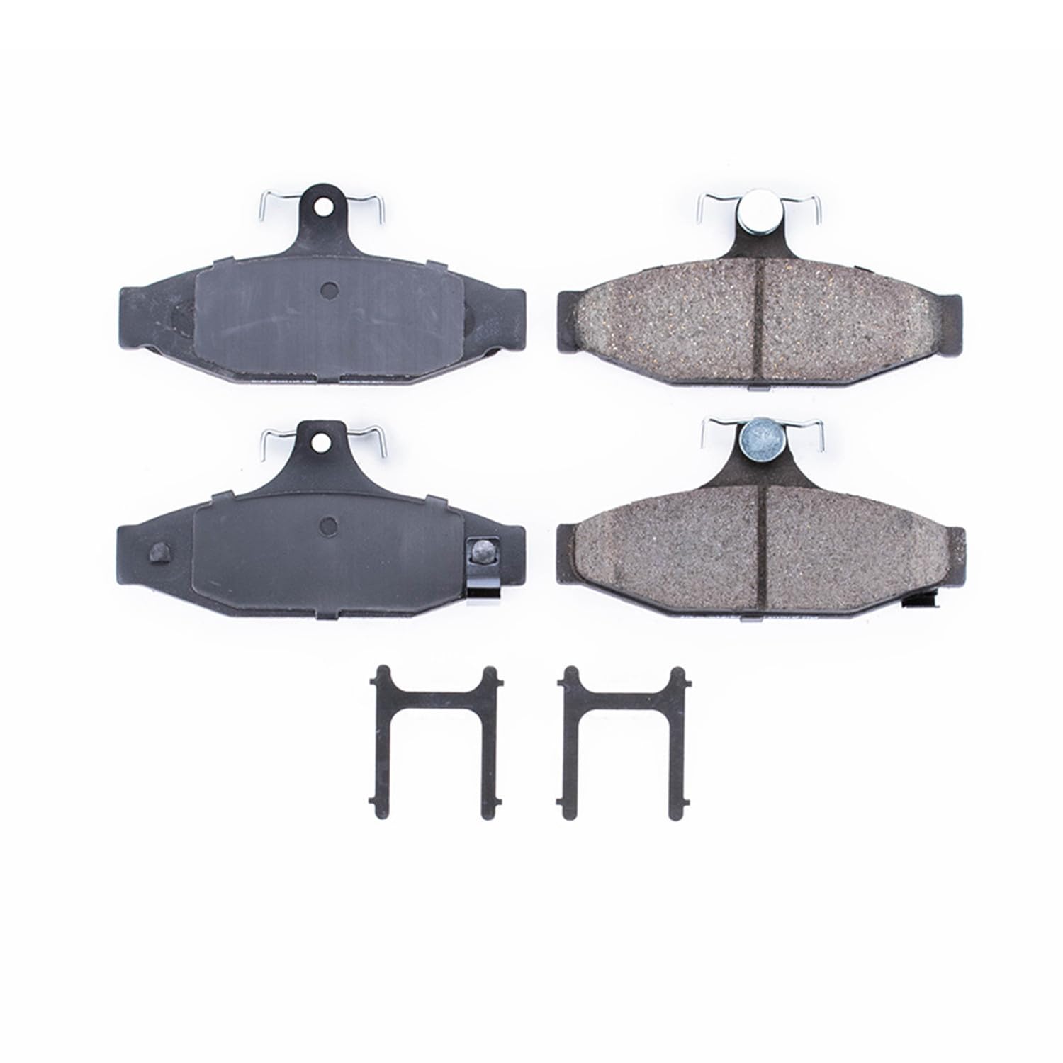 Power Stop Front Brake Kit For Chevrolet Camaro 1987-97 |Pontiac Firebird 1987-97 |Corvette 1988-96 - Ceramic Brake Pads With Installation Hardware, 17-413