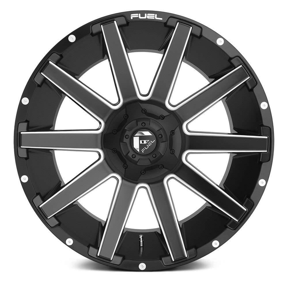 D616 Fuel Offroad CONTRA Black Wheel (20 x 9. inches /6 x 135 mm, 20 mm Offset)