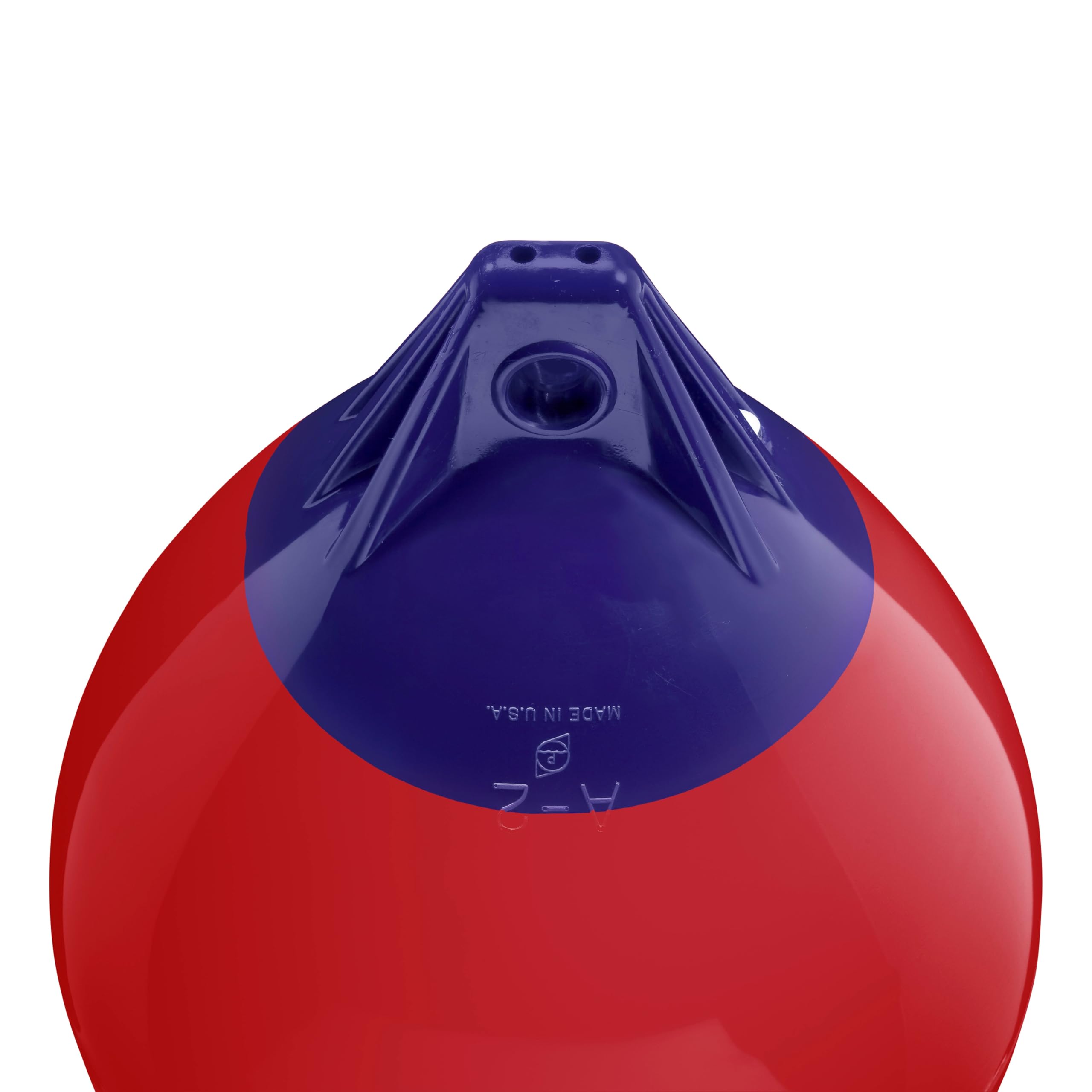 A-2 Standard Blue Ropehold Polyform Buoy - Classic Red