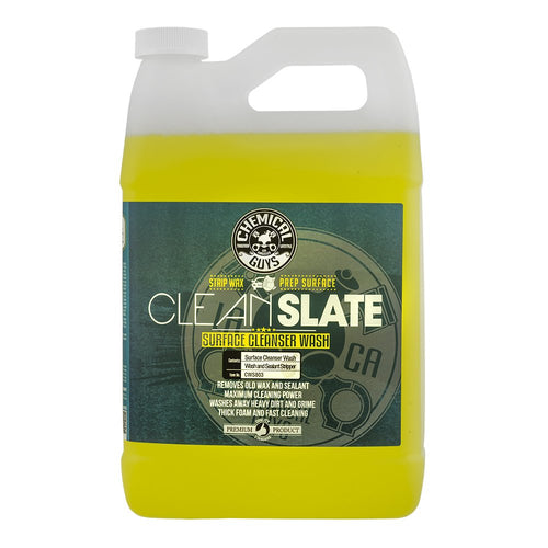 Chemical Guys CWS803 Deep Surface Cleaning Car Wash Soap Clean Slate (Removes Old Car Waxes, Glazes & Sealants for Superior Surface Prep), 128 fl oz (1 Gallon), Citrus Scent