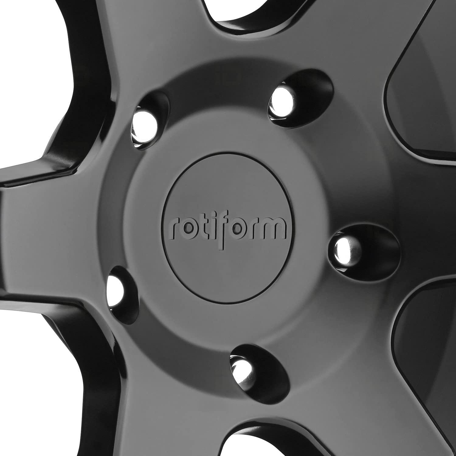 17x9 Rotiform R151 Six OR 6x5.5" +1mm Matte Black Wheel Rim 17" Inch