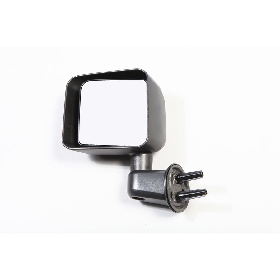 11002.13 | Omix | Left Door Mirror, Black | OE Reference: 55077967AC | Fits 2007-2018 Jeep Wrangler JK