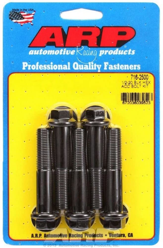 Hex ARP Oxide Bolt, Black (716-2500)