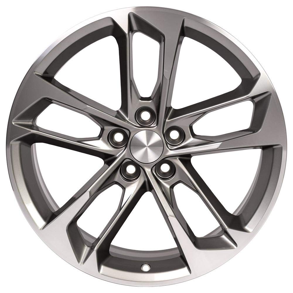 20 Inch OE Wheels CV29 Rim Fits Camaro 50th Anniversary Style 5x120 20x9.5 Gloss Gunmetal Machined - Hollander 5816 (1)