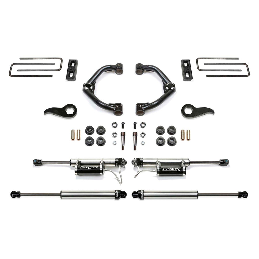 3.5UALL Fabtech UCA 20+ GM K3500HD