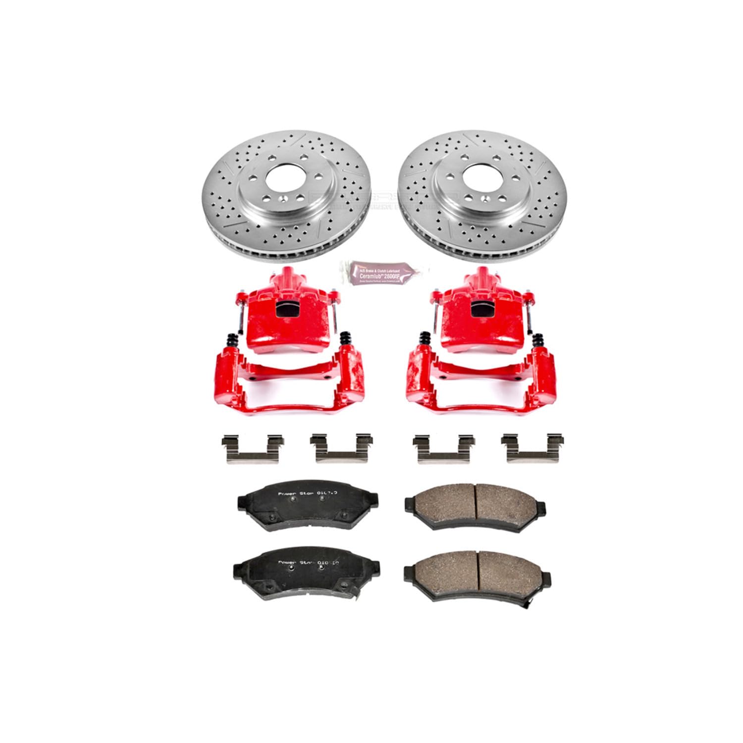 1-Click Performance Brake Kit with Calipers Power Stop (KC4602)