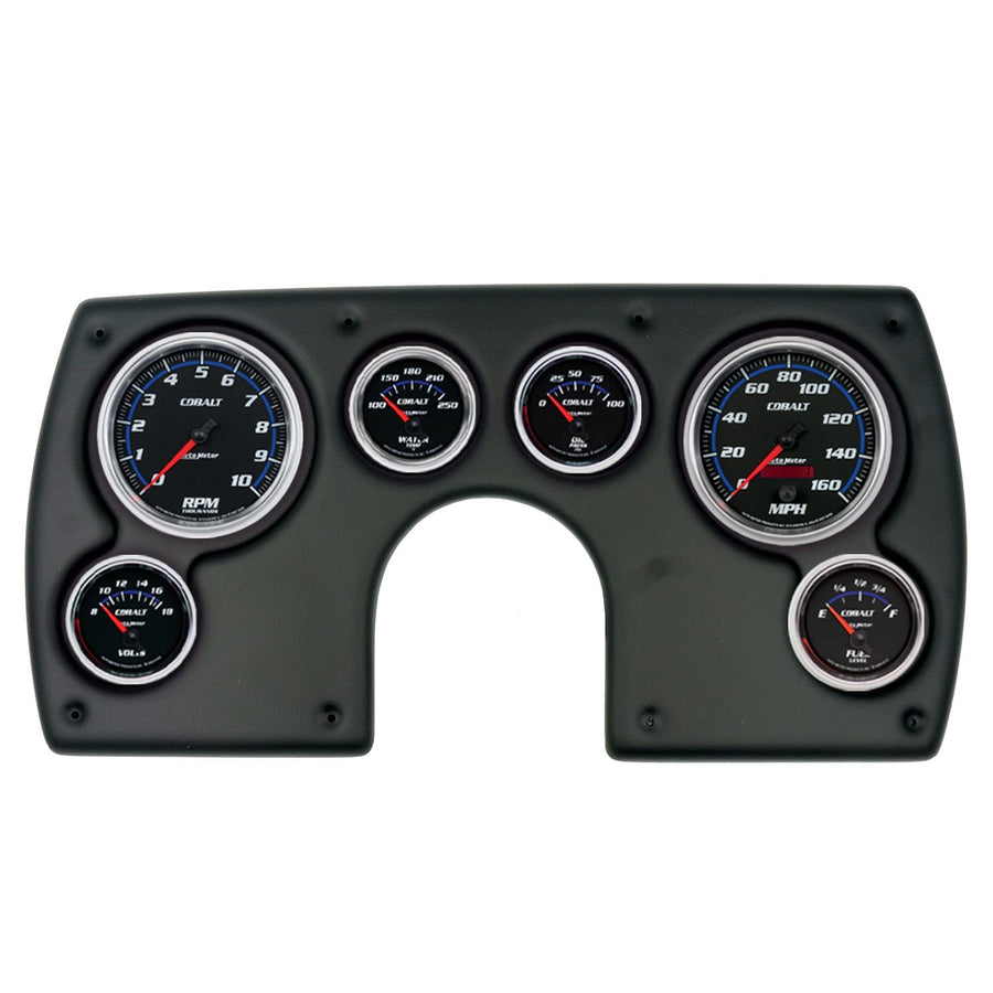 AutoMeter Dash Kit Direct Fit, (3 3/8" X2, 2 1/16" X4), Chevy Camaro 69, Cobalt (2921-05)