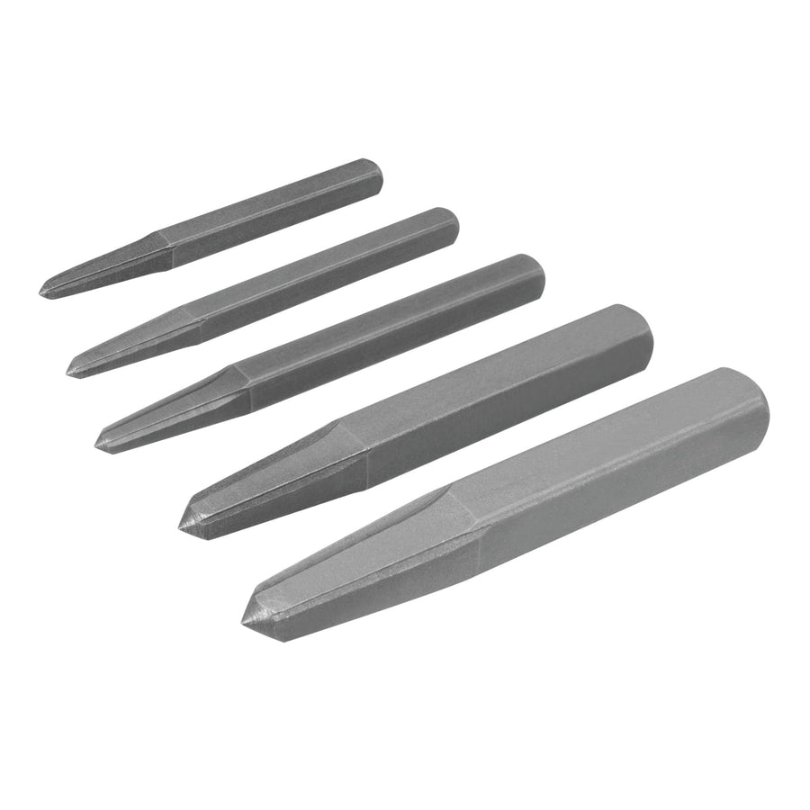 W80562 Performance Tool Screw Extractor Set - 5-Piece Chrome Vanadium Steel Set with Flutes for Positive Grip, Includes Handy Organizer