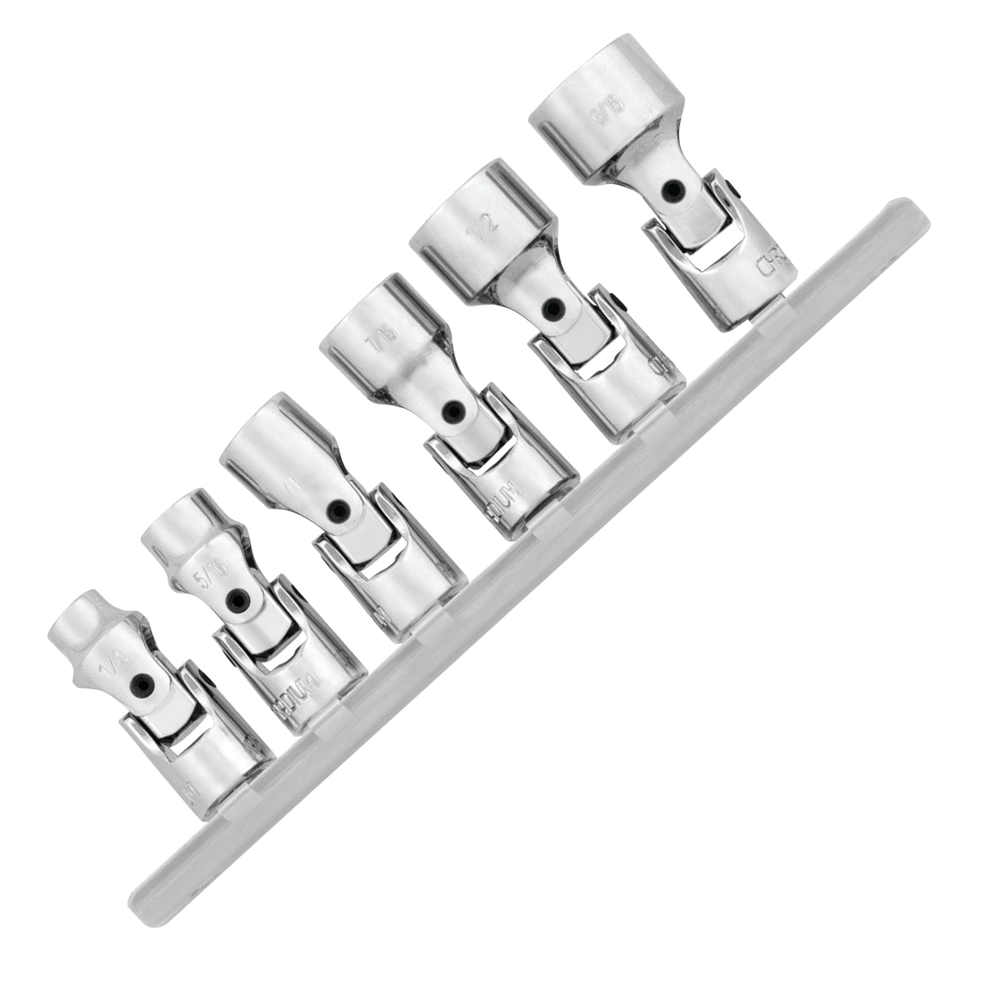 W36980 Performance Tool 1/4-Inch Drive SAE 6 Piece Flex Socket Set