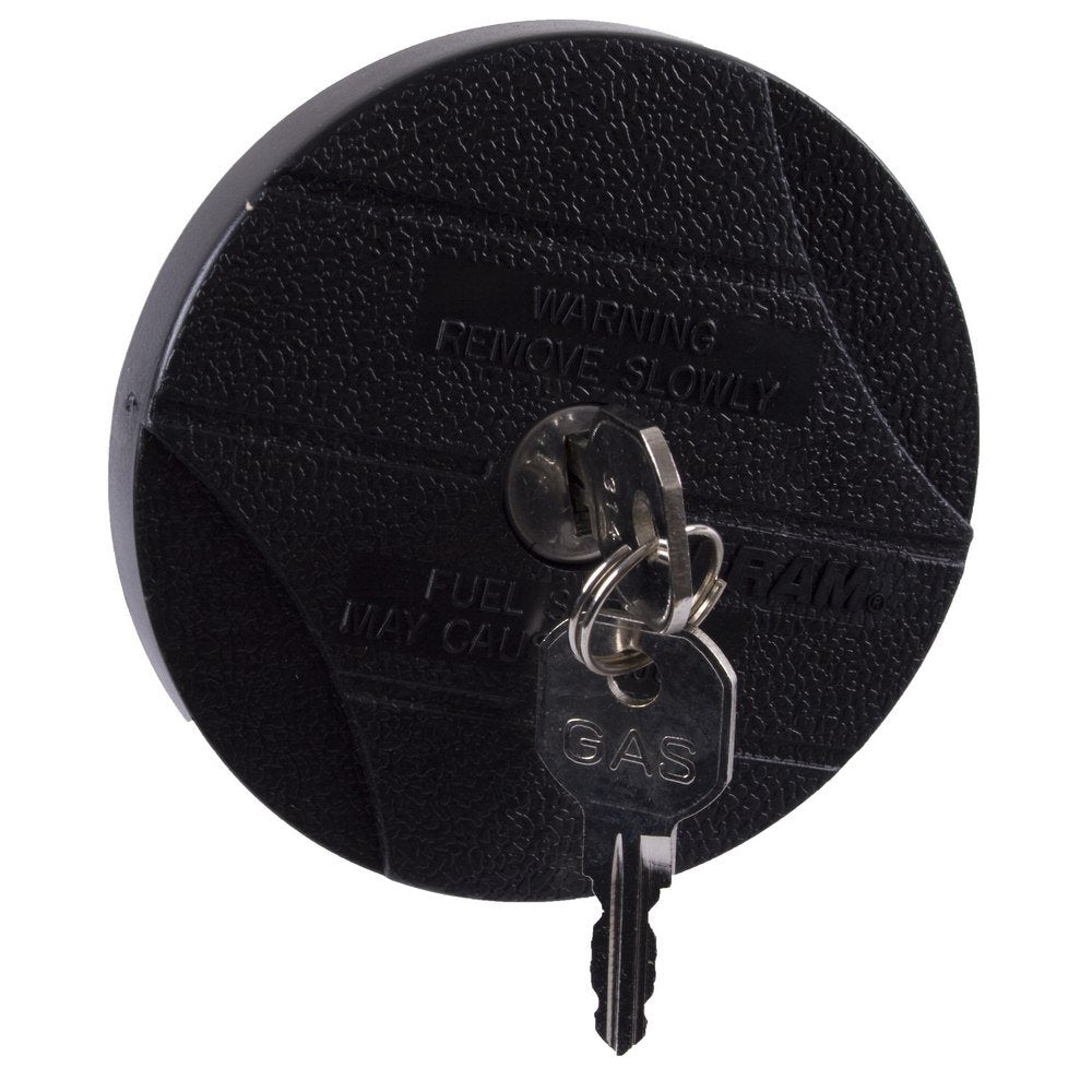 17726.06 | Omix-Ada | Locking Gas Cap, Black | OE Reference: 5350828 | Fits 1978-1990 Jeep CJ5 / CJ7 / CJ8 Scrambler/Wrangler YJ