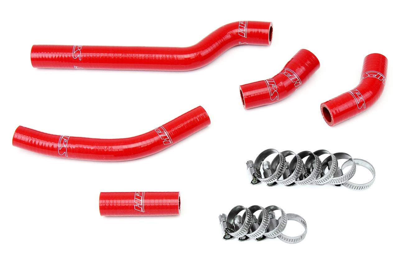 Red HPS 57-1260-RED Radiator Hose Kit Coolant