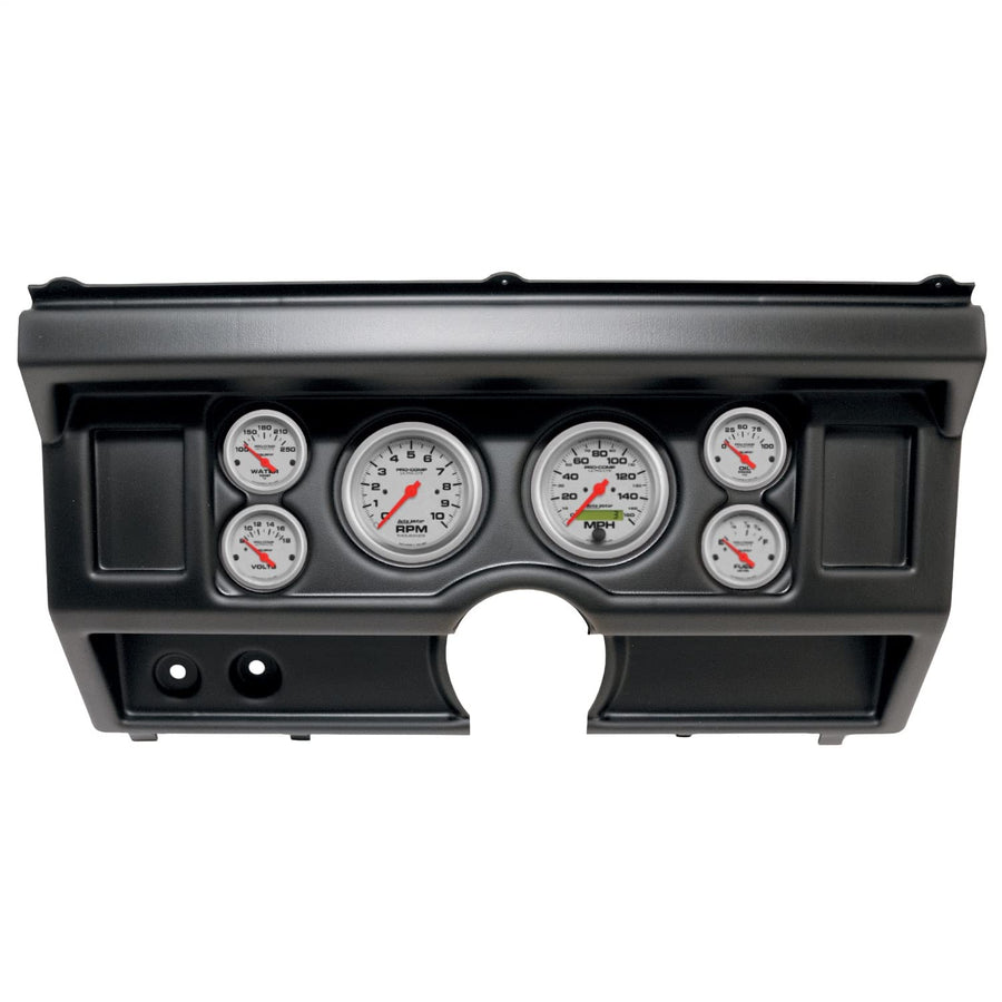 AutoMeter Dash Kit Direct Fit, (3 3/8" X2, 2 1/16" X4), Ford Truck No Ac 80-86, Ultra-Lite (2918-13)