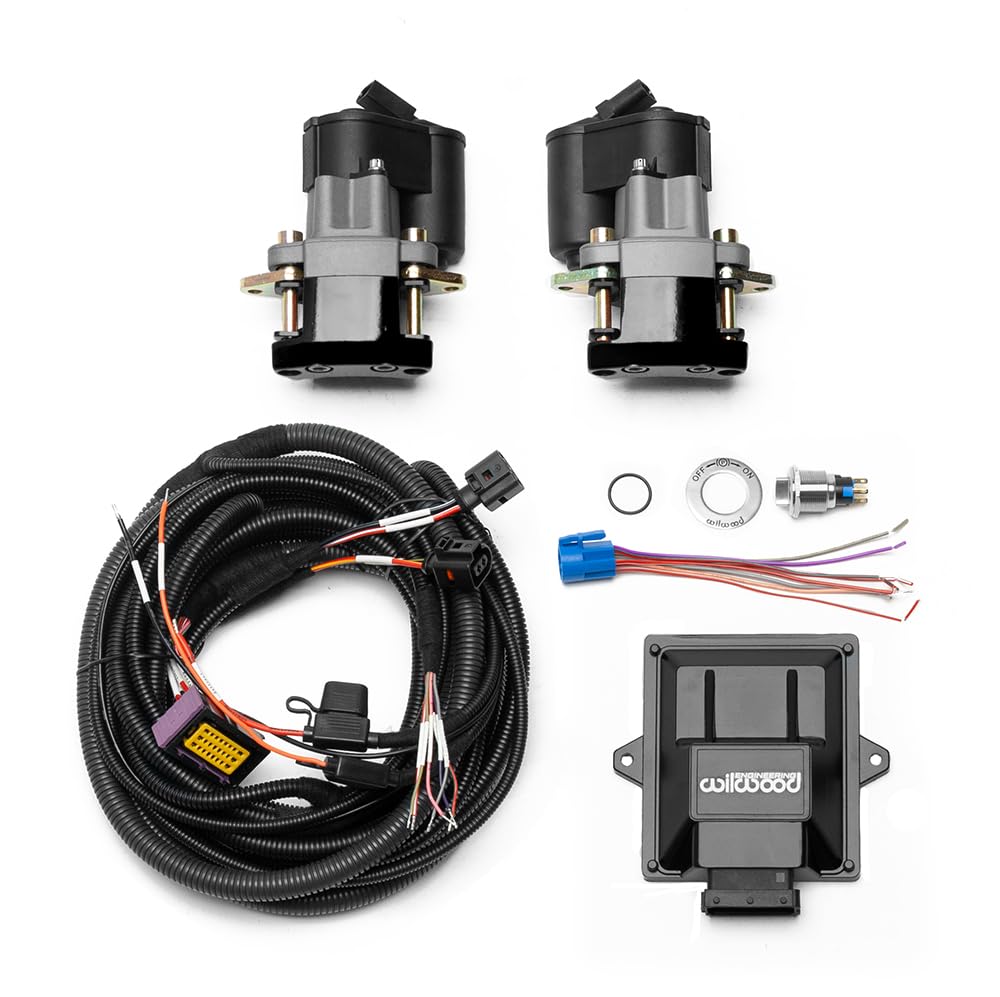 Electronic Parking Brake Wilwood Rear Retrofit Kit - 0.810in Rotor Black