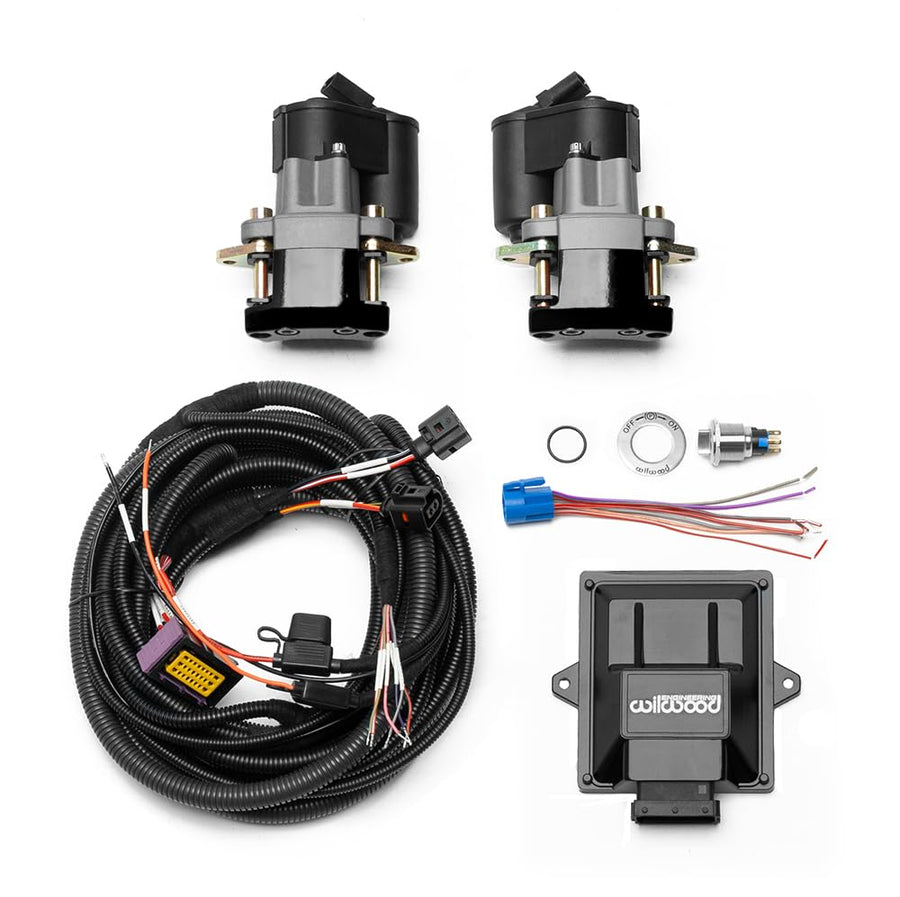 Electronic Parking Brake Wilwood Rear Retrofit Kit - 0.810in Rotor Black
