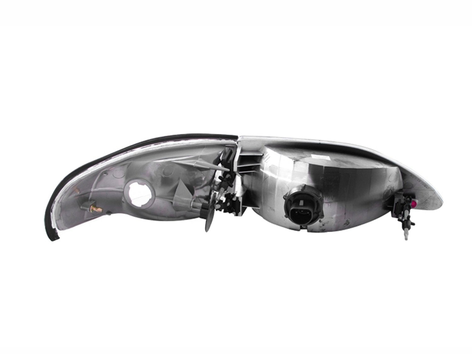 Ford Mustang Anzo USA 121262 Crystal Clear w/Amber Reflectors Headlight Assembly - (Sold in Pairs)