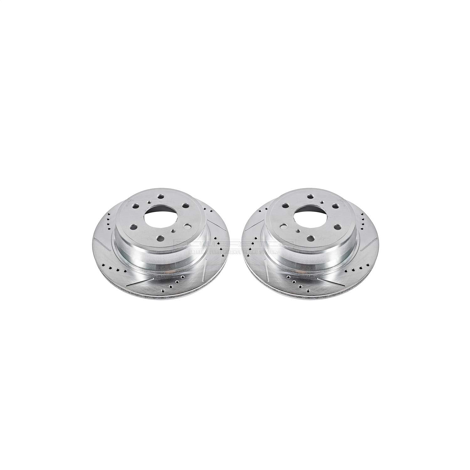 Rear Power Stop AR8658XPR Drilled & Slotted Evolution Rotor Pair