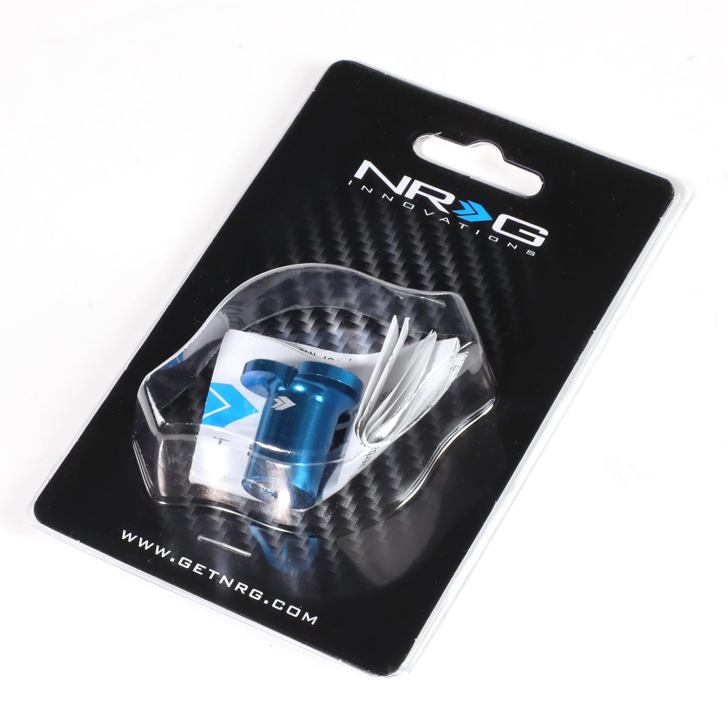 NRG Innovations 6061 Aluminum NRG-DB-H003BL Heart E-Brake Drift Button, Hand Brake Lever Button Compatible with Honda Civic/CRX/Del Sol, Blue