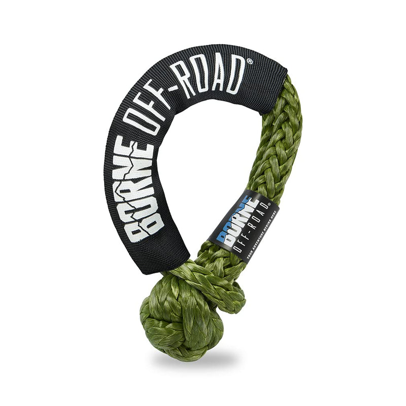 Borne Off-Road Mishimoto Soft Shackle, 7/16", Army Green