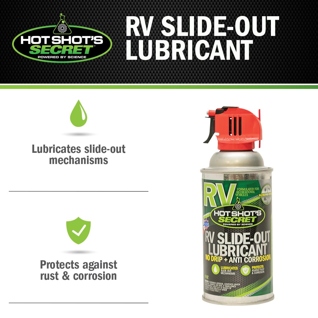 RV Slide-Out Lubricant Hot Shot's Secret 9 Ounce