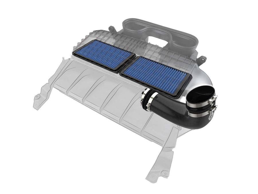 Super Stock aFe POWER Induction System w/Pro 5R Filter, #55-10014RC, Carbon Fiber