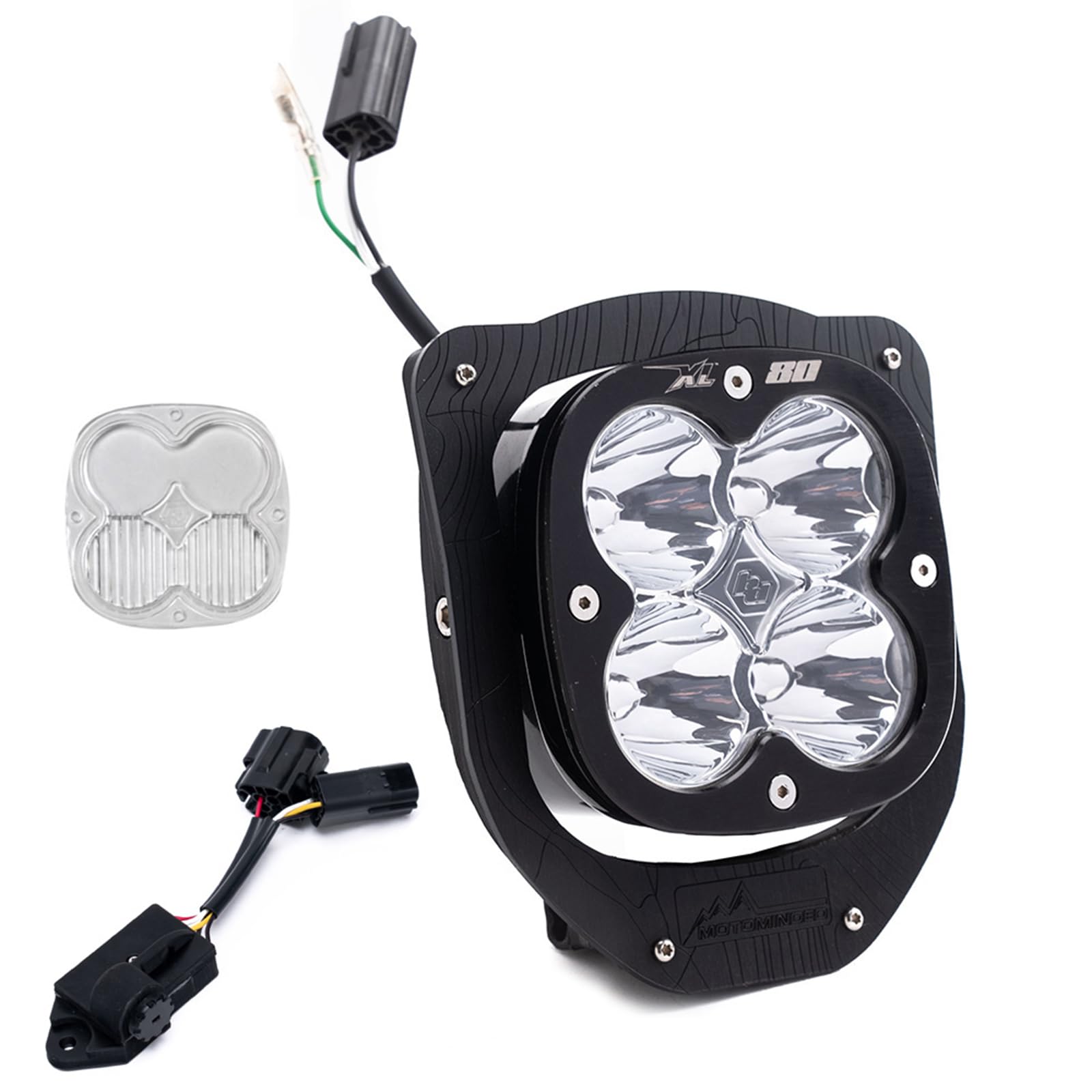 Baja Designs LED Headlight Kit XL80 for Husqvarna Motorcycle FE-S, FE, FE-W 2024 with Dimmer